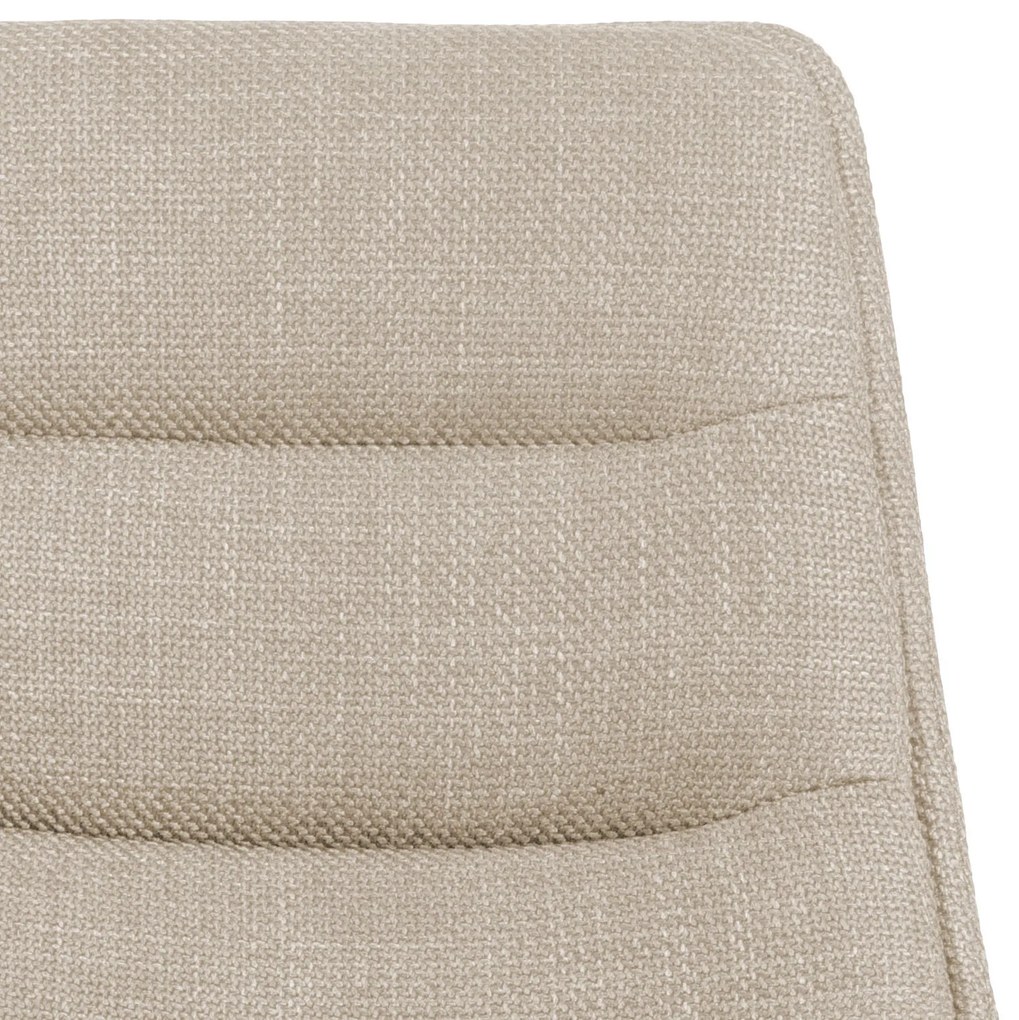 MAZZONI EXPORT IDA Bej (material Basel 24) - SCAUN TAPIȚAT MODERN PENTRU SALON/SUFRAGERIE LOFT
