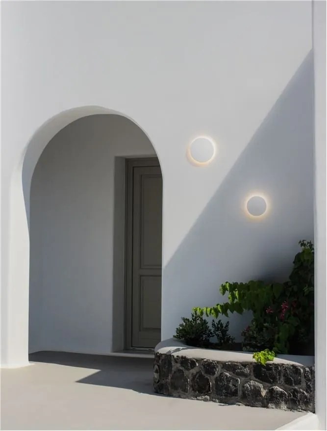 Aplica LED ambientala iluminat exterior IP65 COPPER D-18cm