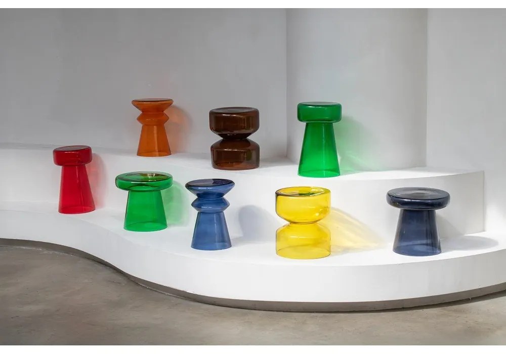 Măsuță auxiliară rotundă din sticlă ø 30 cm Corcho – Leitmotiv