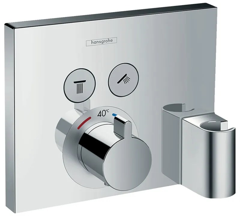 Baterie cu termostatat Hansgrohe, ShowerSelect, cu 2 functii, crom