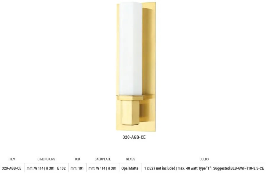 Aplica de perete design modern Walton