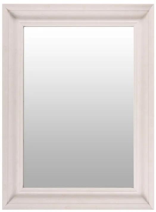 Oglinda dreptunghiulara cu rama din polistiren alba Scott, 79,5cm (L) x 59,5cm (L) x 5,2cm (H)