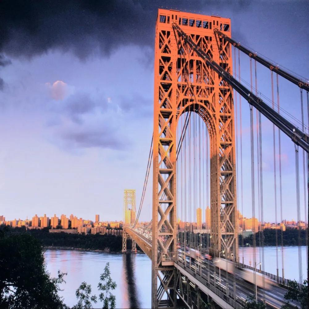 Falc Tablou pe pânză - George Washington Bridge, 70x70 cm