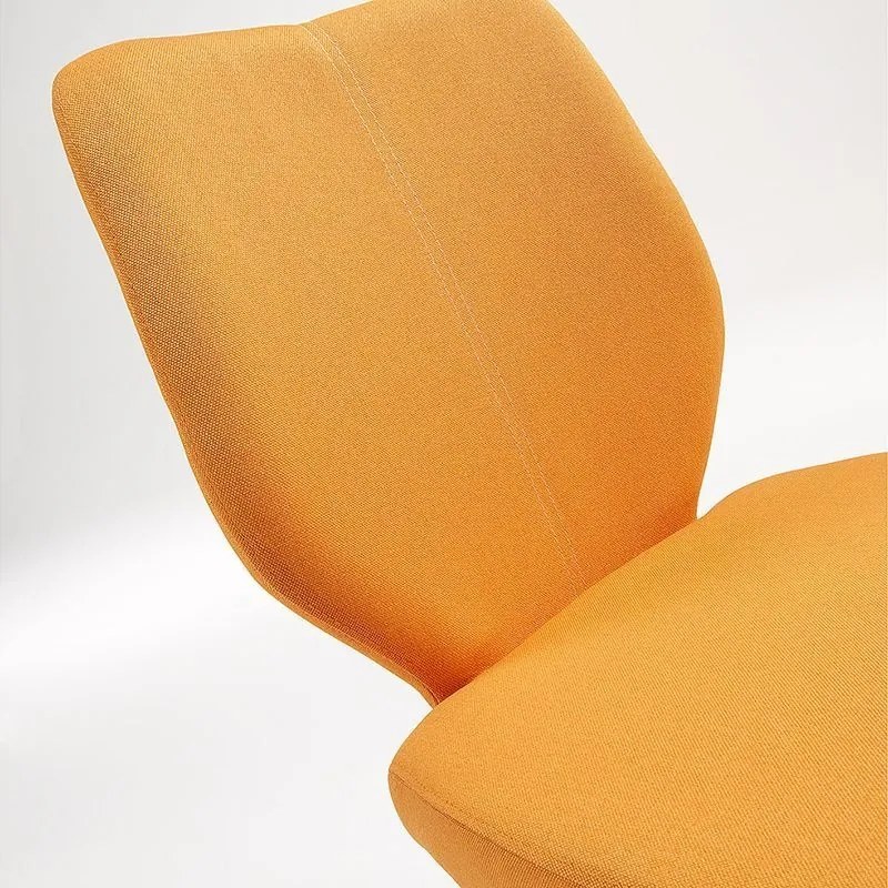 Scaun tapitat TINA portocaliu C773J13 JG