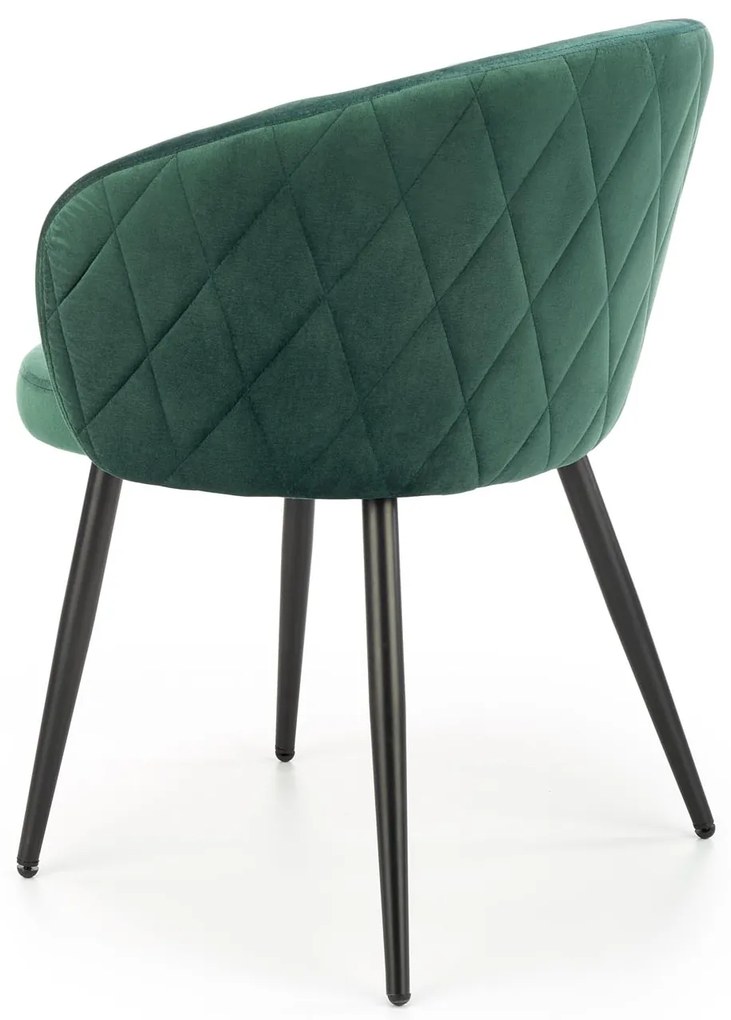 Scaun de sufragerie Kieth (verde închis). 1039623