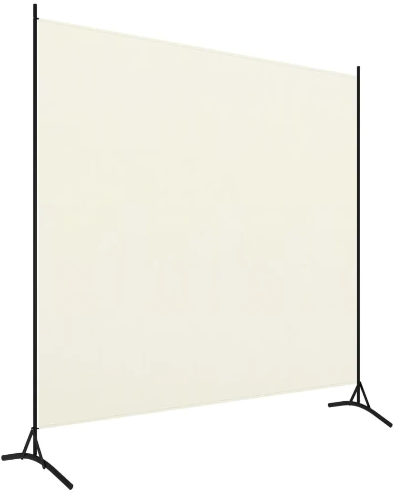 320735 vidaXL Separator de cameră, crem, 175x180 cm, textil