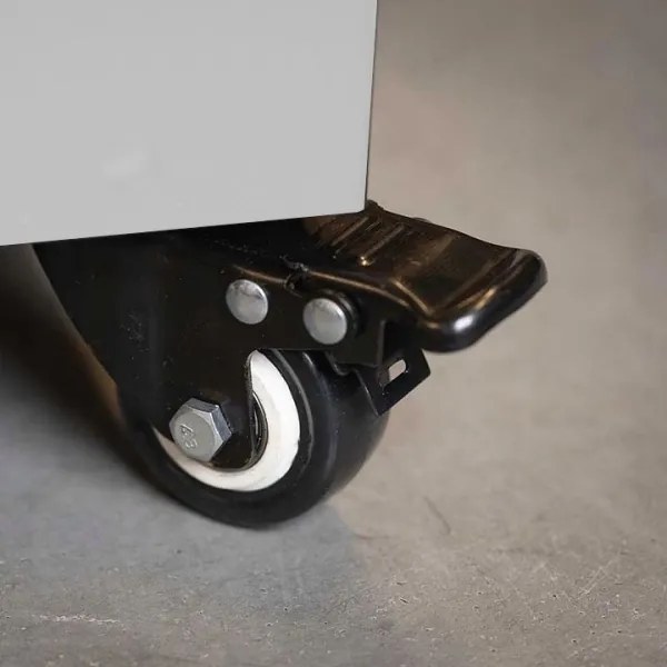 Șemineu de exterior pe gaz Planika Faro GAS 142x36 cm 8kW alb + capac de protecție