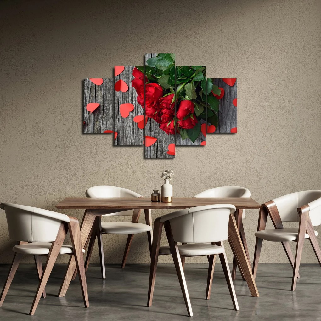 Tablou cu trandafiri (150x105 cm)