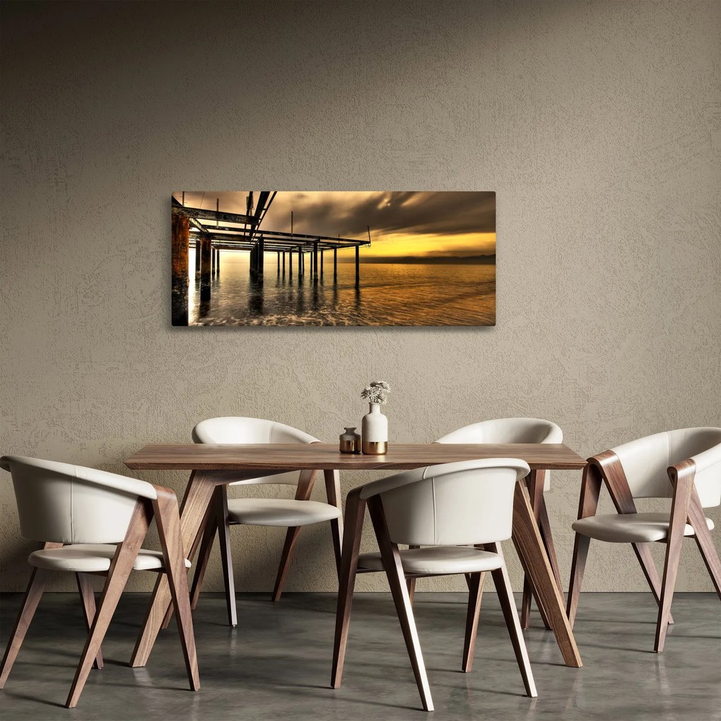 Tablou - Arhitectura la mal (120x50 cm)