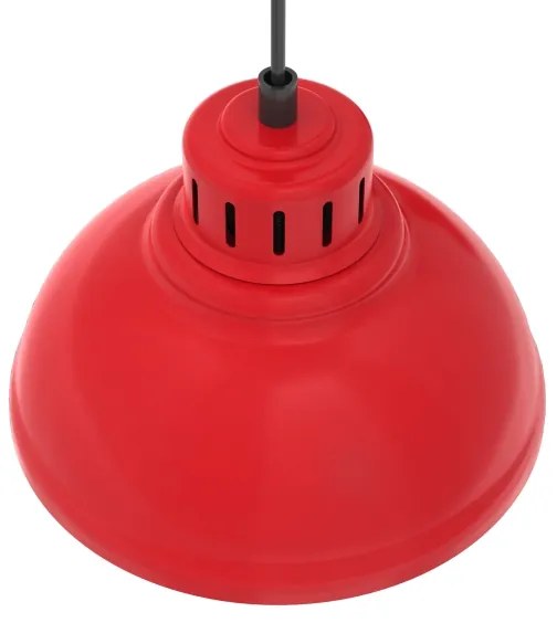 Lustră pe cablu SVEN 2xE27/15W/230V roșie
