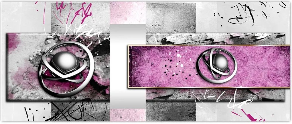 Tablou abstracție (120x50 cm)