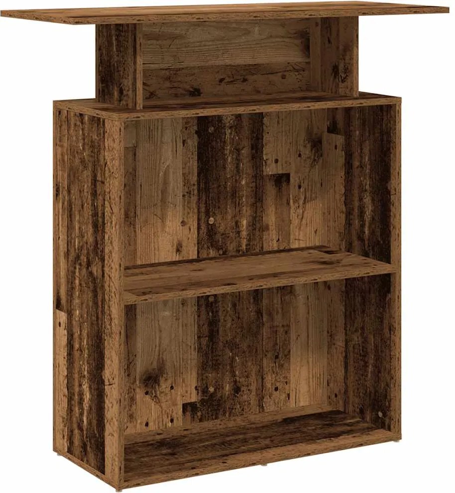 vidaXL Birou de recepție Lemn vechi 100x40x104 cm Lemn prelucrat