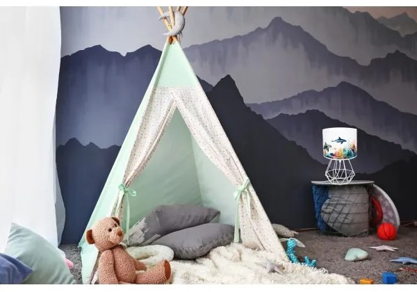 Veioză pentru copii OCEAN 1xE27/60W/230V