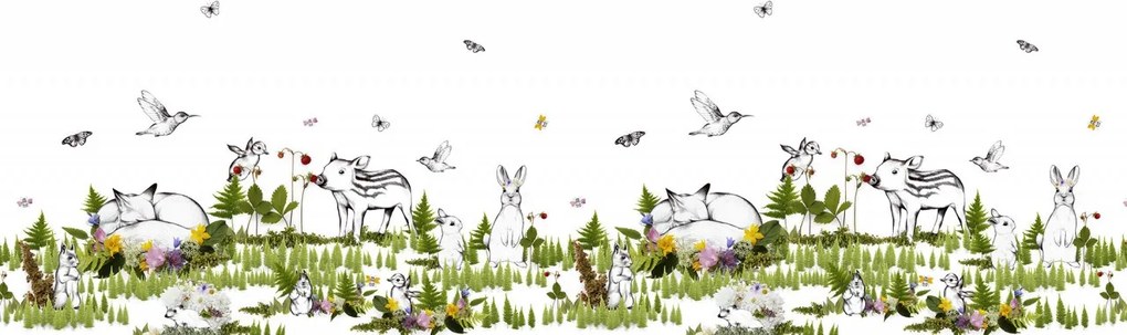 Fototapet, The Rabbit's Playground, Rebel Walls
