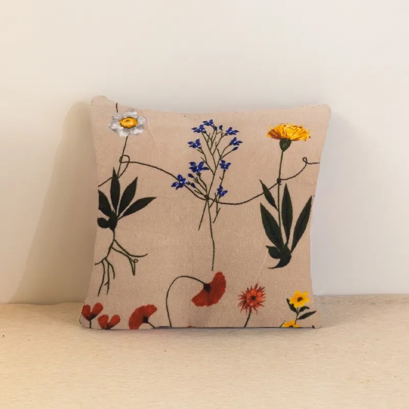 Fata de perna din micropolar HERBAR 45x45 cm, bej