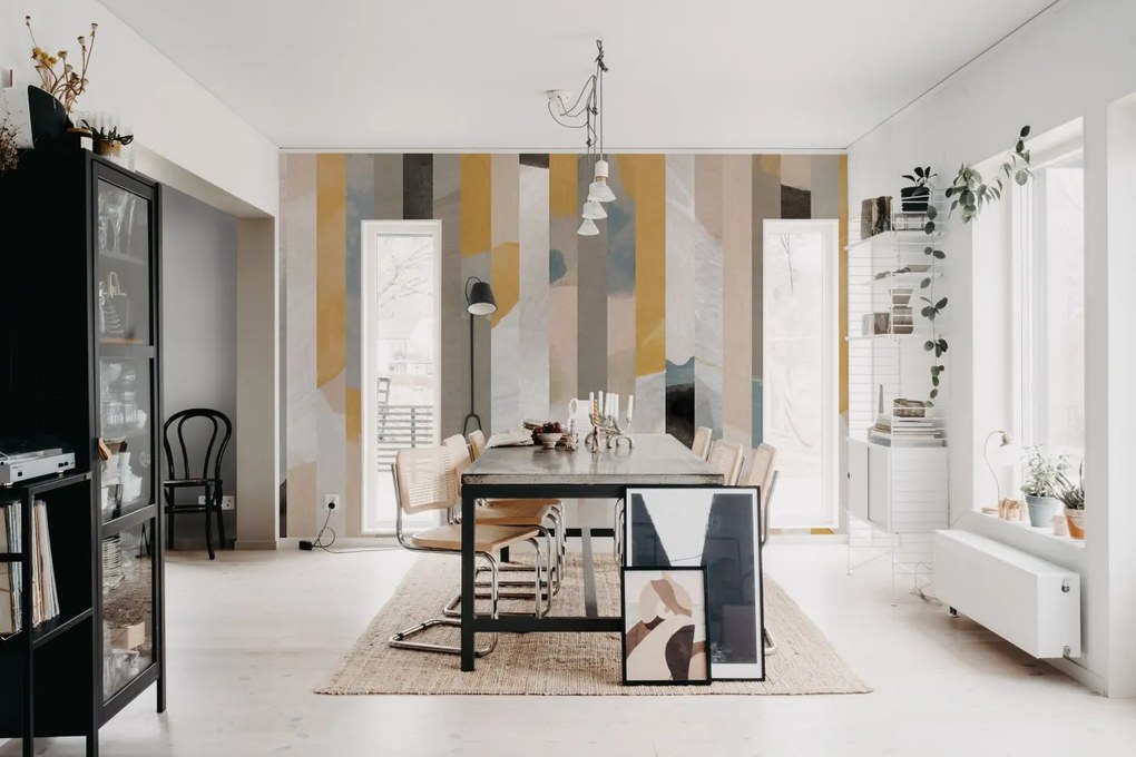Fototapet, Paint Stripes, Soft, Rebel Walls