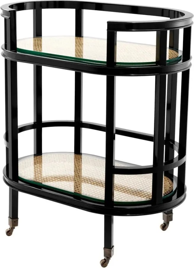 Gheridon design LUX Bahamas, negru 111935 HZ