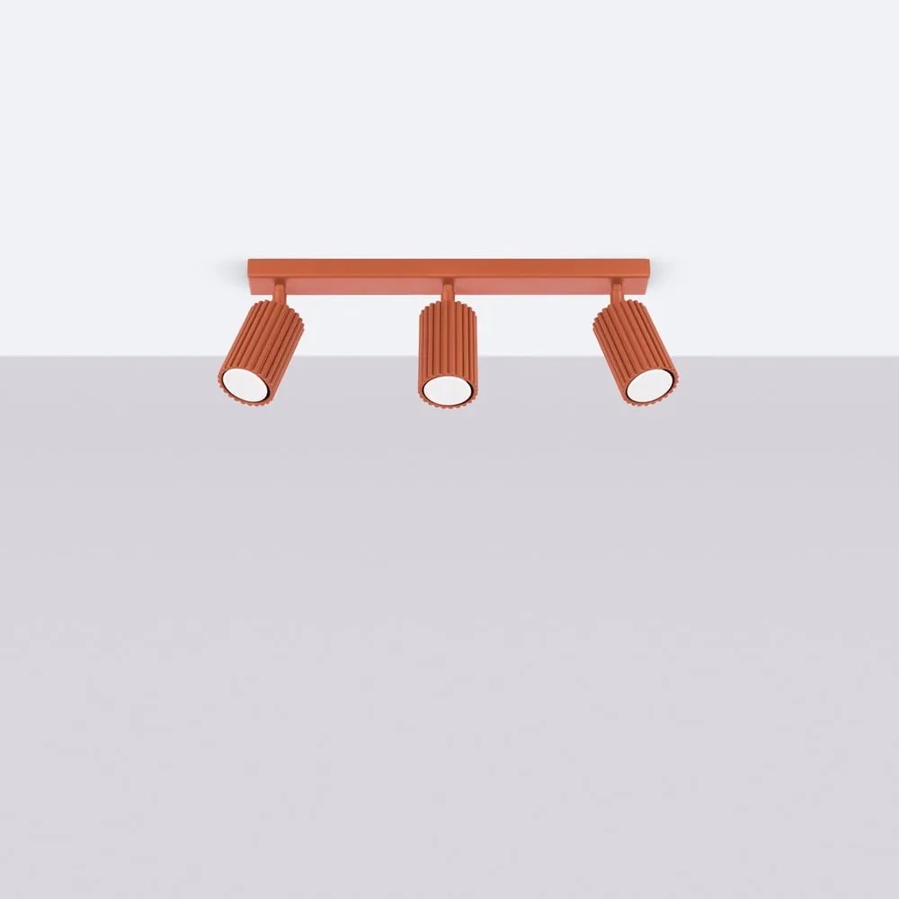 Spot cărămiziu 6,5x45 cm Gleam – Sollux