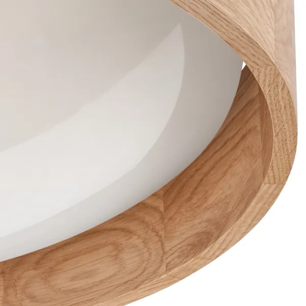 Brilagi - Plafonieră LED reglabilă MANAROLA, 24W/230V, finisaj stejar + telecomandă