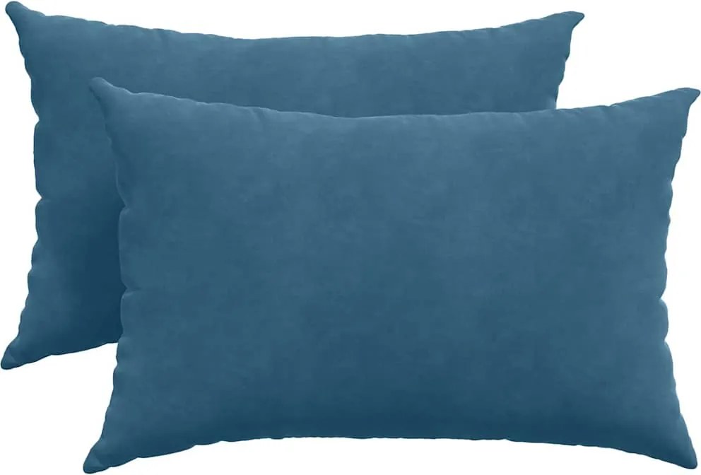 vidaXL Perne pentru canapea 2 pcs albastru 60 x 40 cm