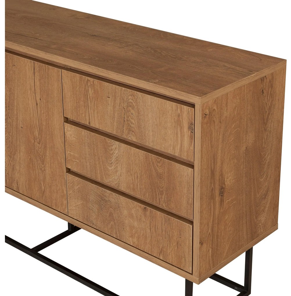 Mobilier living Lexuna 17 (Nuc + Negru). 1089206