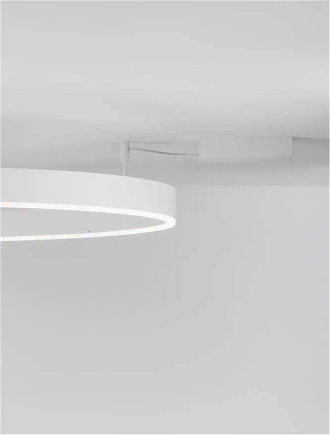 Lustra/Plafoniera LED dimabila design circular MOTIF 100cm