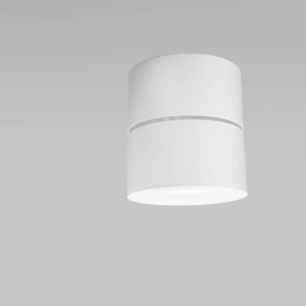 Spot LED aplicat directionabil design tehnic Yin alb
