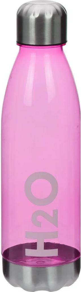 Sticlă sport Koopman cu capac din inox 700 ml, roz