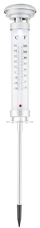 Grundig 89640 - Lampă solară LED cu termometru 1xLED/1,2V 600mAh IP44