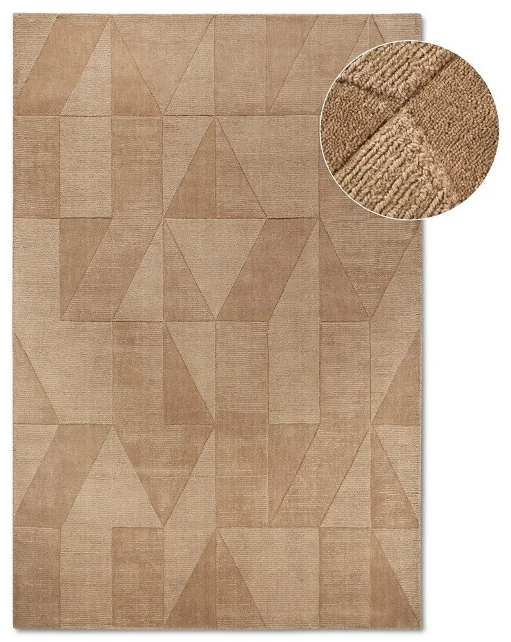 Covor bej țesut manual din lână 120x170 cm Ursule – Villeroy&amp;Boch