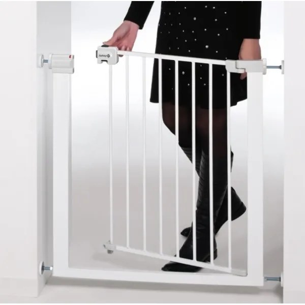 Safety 1st - Barieră de siguranță EASY CLOSE albă