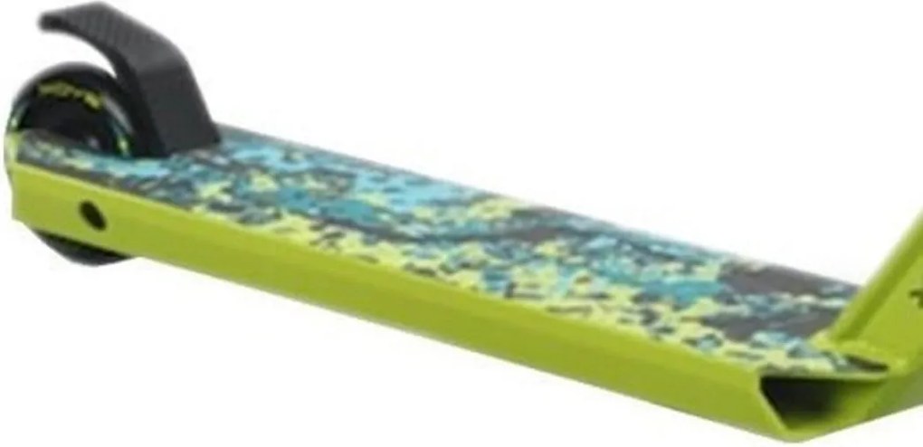 Trotineta Freestyle NOVOKIDS™ Iguana Special edition, maxim 100 kg, Frana picior, Cadru si roti aluminiu, Diametru roata 100 mm, Verde