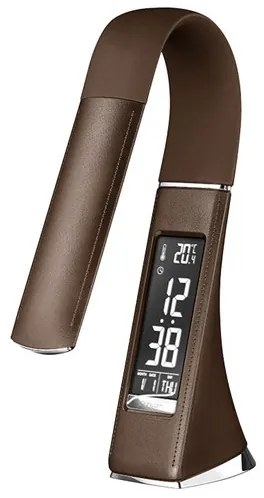 Solight WO46-H - LED lampa de masa dimmabila cu display LED/6W/230V maro