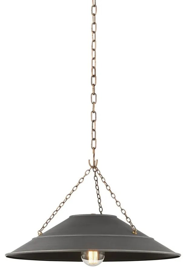 Lustra suspendata, Metal, Vintage, Arcane 58cm