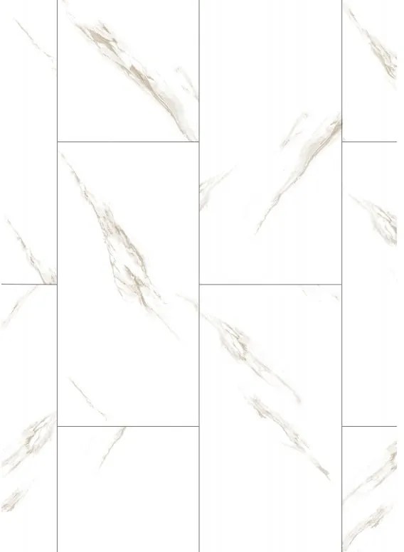 Mexen River White  probă de panouri vinilice SPC 6,5 mm, substrat IXPE 1,5 mm, 4 V-Fugă, Jazz White - F1150-S