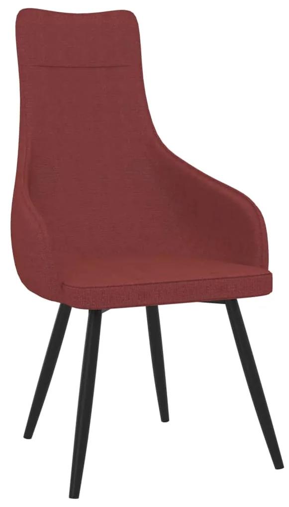 Fotoliu, rosu vin, material textil 1, Bordo, Fara scaunel pentru picioare Fara scaunel pentru picioare