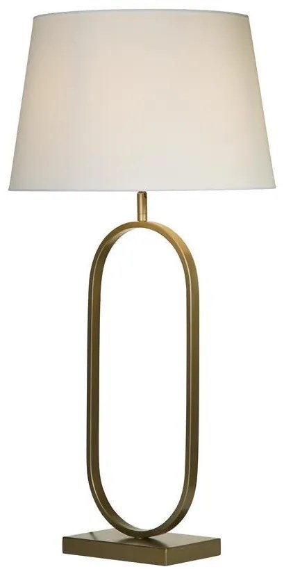 Veioza/Lampa de masa decorativa Modish bronz/alb
