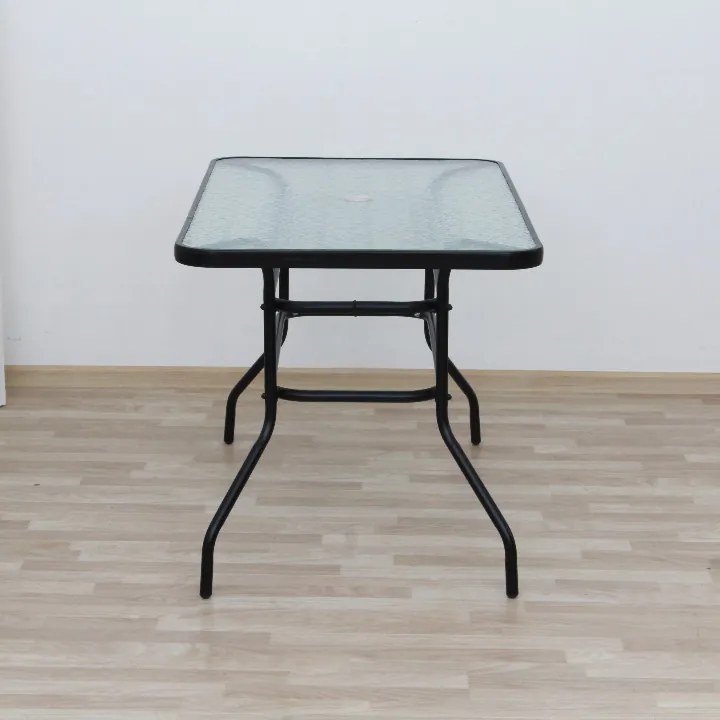 Zondo Masă de grădină Demat (negru). 744491