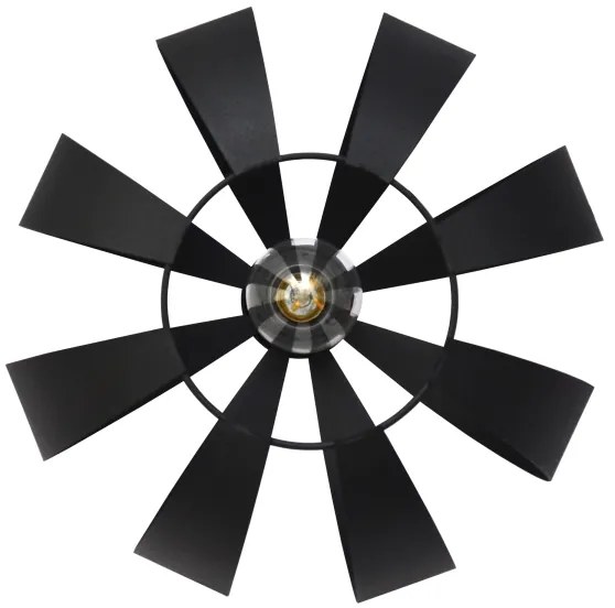 Lustră pe cablu NEWTON 1xE27/15W/230V neagră