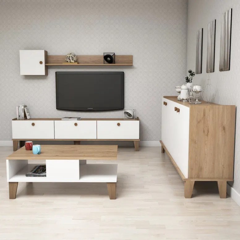 Set Complet Living Sumer G7020 Oak-Alb