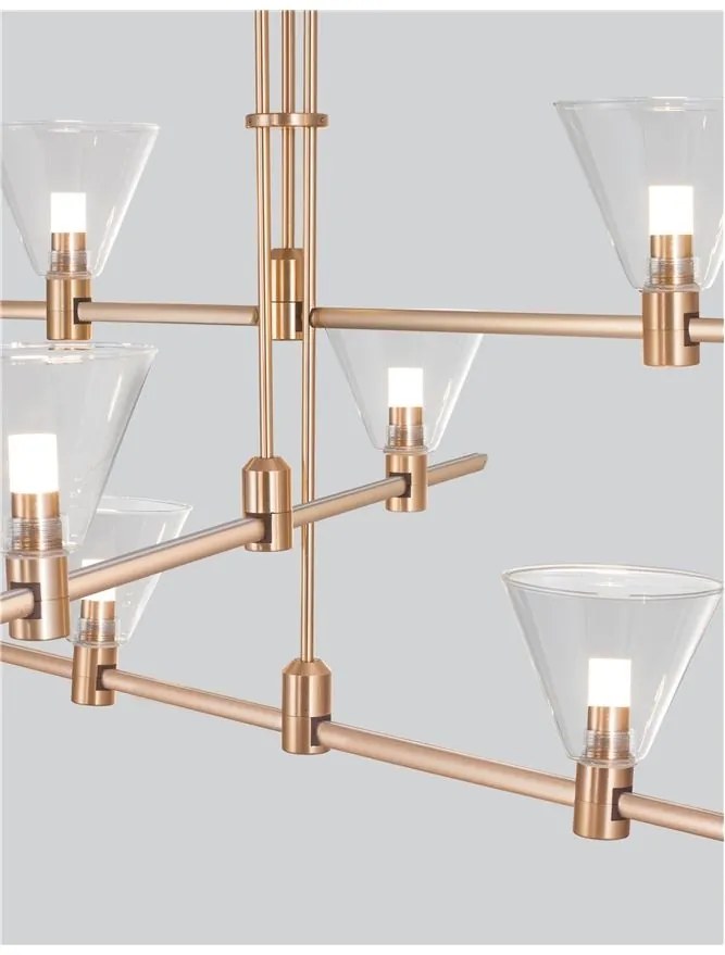 Sistem Linear magnetic-decorativ FEDON, auriu satinat NVL-9028820