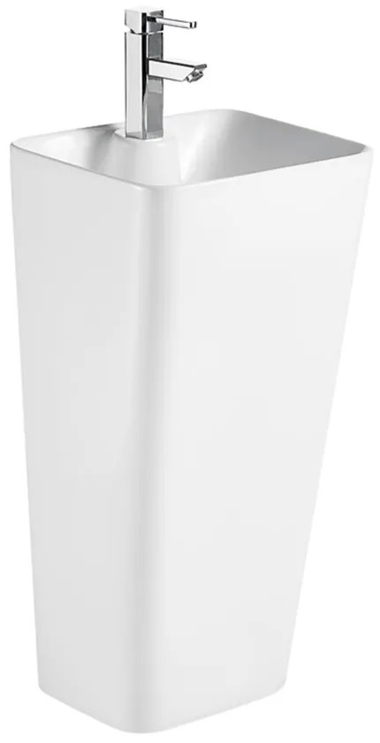 Lavoar freestanding Fluminia Porthos alb 43 cm