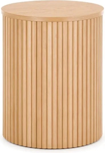 Măsuță de cafea rotundă Tamis 40 cm - natural