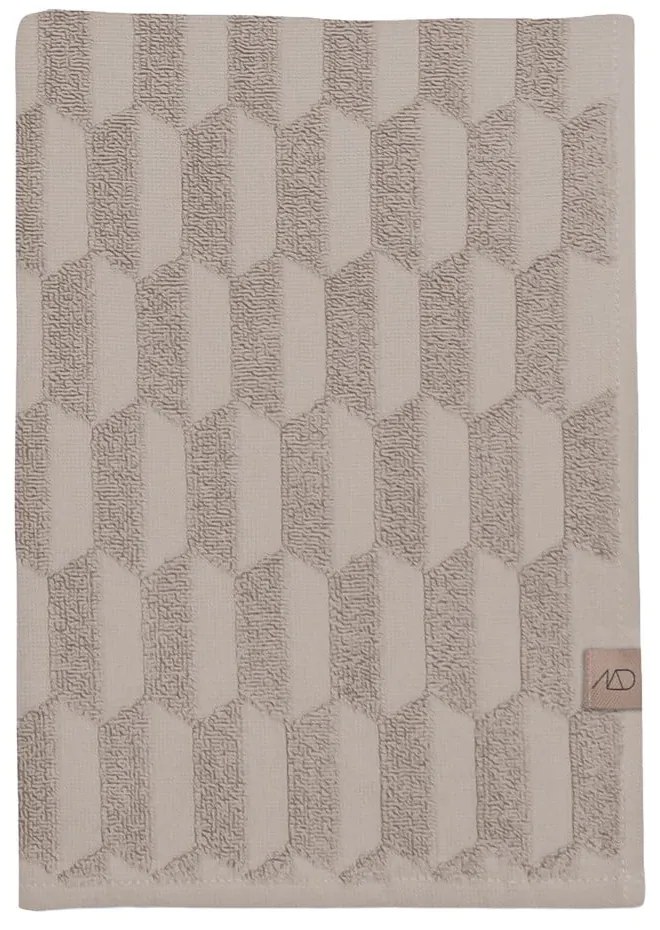 Prosop bej din bumbac 70x133 cm Geo – Mette Ditmer Denmark