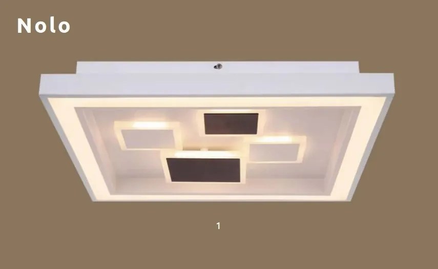 Plafoniera LED dimabila cu telecomanda design modern NOLO alb 48405-50Q GL