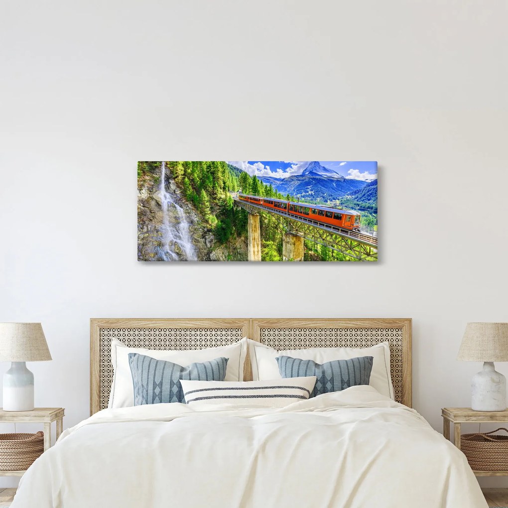 Tablou - Matterhorn, Zermatt, Valais, Elveția (120x50 cm)