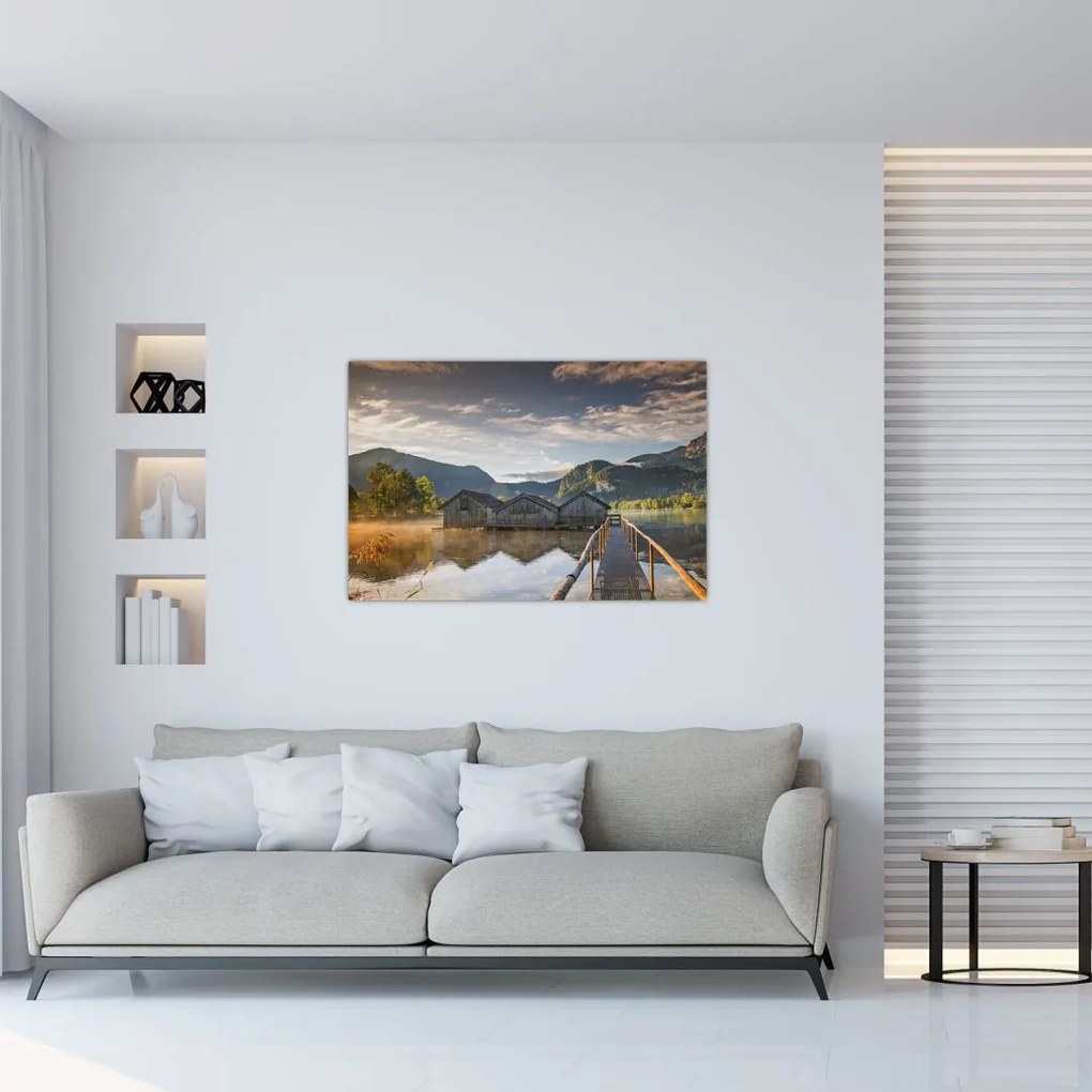 Tablou cu lac (90x60 cm)