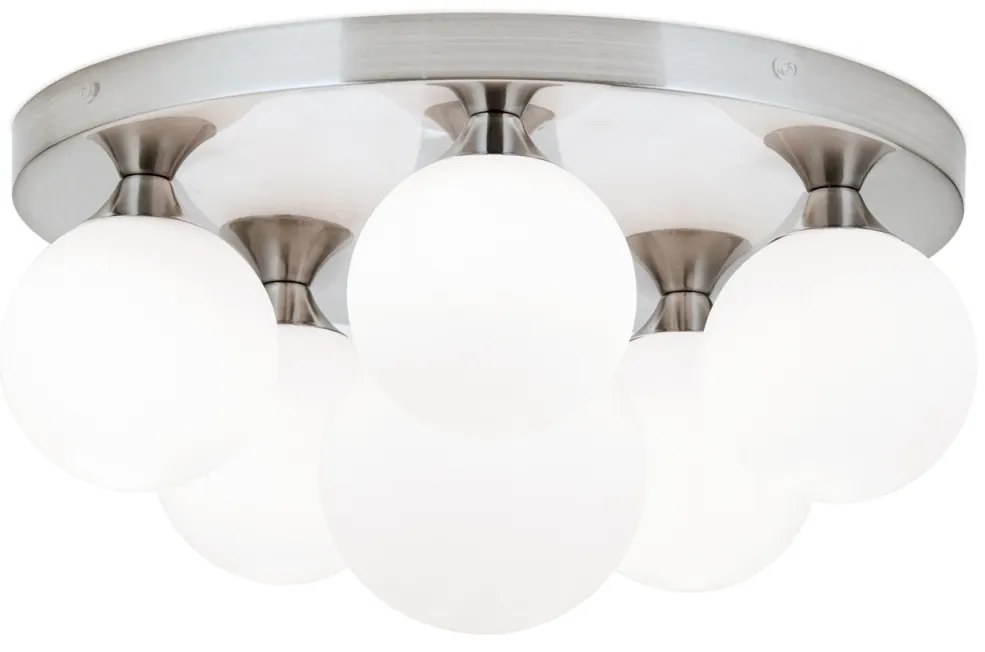 Lustra aplicata design modern SNOWWHITE 6L crom satin
