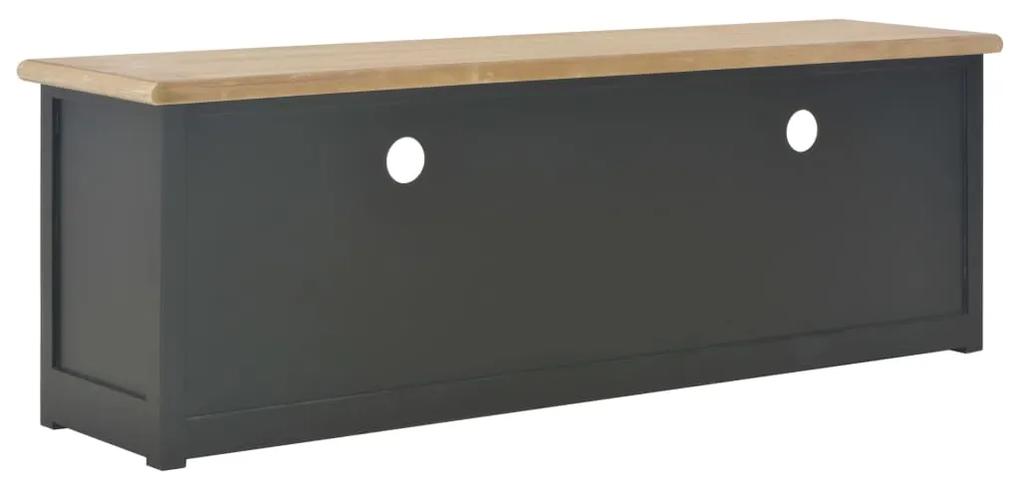 Comoda TV, negru, 120 x 30 x 40 cm, lemn 1, Negru