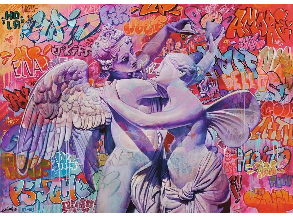 PUZZLE CUPID SI PSYCHE, 1000 PIESE - RAVENSBURGER (RVSPA16970)